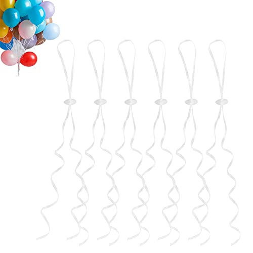 GoldRock Ballonverschlüsse Helium mit Schnur, 100 Stück Ballonband für Machen Luftballon Girlande, Weiß Luftballon Verschluss, Luftballon Schnur mit für Hochzeitsfeier/Geburtstag/Party GoldRock Ballonverschlüsse Helium mit Schnur, 100 Stück Ballonband für Machen Luftballon Girlande, Weiß Luftballon Verschluss, Luftballon Schnur mit für Hochzeitsfeier/Geburtstag/Party von GoldRock