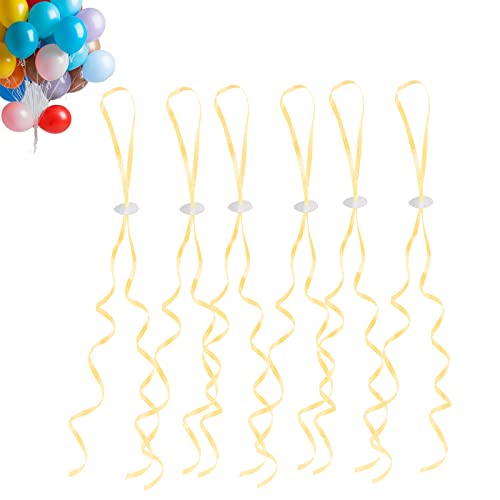 GoldRock Ballonverschlüsse Helium mit Schnur für Luftballons, 50 Stück Ballonband Gold, Luftballon Verschlüsse, Luftballon Schnüre, Schnur zum Luftballon Aufhängen für Hochzeitsfeier,Geburtstag,Party GoldRock Ballonverschlüsse Helium mit Schnur für Luftballons, 50 Stück Ballonband Gold, Luftballon Verschlüsse, Luftballon Schnüre, Schnur zum Luftballon Aufhängen für Hochzeitsfeier,Geburtstag,Party von GoldRock