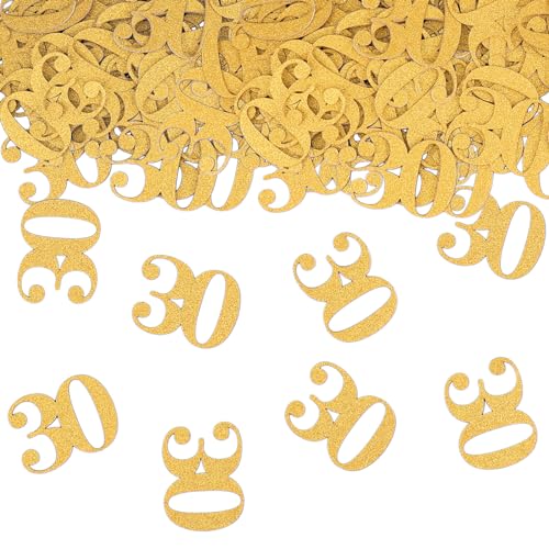 GoldRock Konfetti 30 Geburtstag Deko Groß 3,5x2,5cm, 100 Stück Tischdeko 30. Geburtstag Deko Gold, Deko 30 Geburtstag Mann Frau, Streudeko Geburtstag 30er, Luftschlangen 30 Geburtstag Männer Frauen GoldRock Konfetti 30 Geburtstag Deko Groß 3,5x2,5cm, 100 Stück Tischdeko 30. Geburtstag Deko Gold, Deko 30 Geburtstag Mann Frau, Streudeko Geburtstag 30er, Luftschlangen 30 Geburtstag Männer Frauen von GoldRock