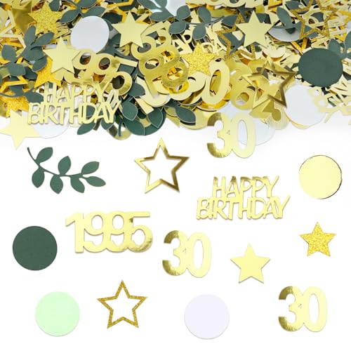GoldRock Glitzer Konfetti 30 Geburtstag Deko Groß 2,5-5,5cm, 200 Stk Streudeko 30 Geburtstag Frauen Männer, Tischdeko 30 Geburtstag, 1995 Konfetti 30. Geburtstag,30er Luftschlangen, Geburtstagsdeko 30 GoldRock Glitzer Konfetti 30 Geburtstag Deko Groß 2,5-5,5cm, 200 Stk Streudeko 30 Geburtstag Frauen Männer, Tischdeko 30 Geburtstag, 1995 Konfetti 30. Geburtstag,30er Luftschlangen, Geburtstagsdeko 30 von GoldRock