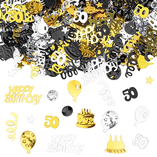 GoldRock Konfetti 50 Geburtstag Deko, 50. Geburtstag Deko Konfetti Gold Schwarz, Tischdeko Geburtstag 50, Glitzer Konfetti Streudeko Geburtstag Frau Mann für Hochzeit Jubiläum Partydekorationen… GoldRock Konfetti 50 Geburtstag Deko, 50. Geburtstag Deko Konfetti Gold Schwarz, Tischdeko Geburtstag 50, Glitzer Konfetti Streudeko Geburtstag Frau Mann für Hochzeit Jubiläum Partydekorationen… von GoldRock