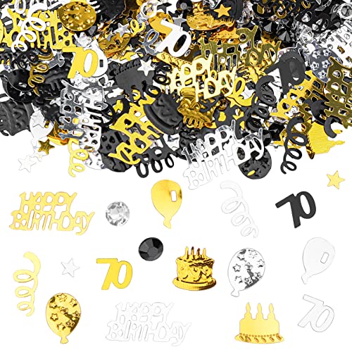 GoldRock Konfetti 70 Geburtstag Deko,70. Geburtstag Deko Konfetti Frau Mann,Tischdeko Geburtstag 70,Konfetti Streudeko Geburtstag Gold Schwarz,Glitzer Konfetti 70 Jahre für Jubiläum Partydekorationen GoldRock Konfetti 70 Geburtstag Deko,70. Geburtstag Deko Konfetti Frau Mann,Tischdeko Geburtstag 70,Konfetti Streudeko Geburtstag Gold Schwarz,Glitzer Konfetti 70 Jahre für Jubiläum Partydekorationen von GoldRock