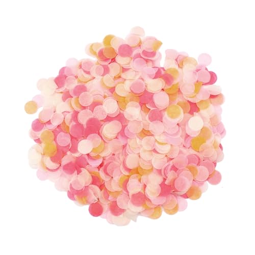 GoldRock Konfetti Hochzeit Geburtstag, 6000 Stk Streudeko Bunt, Tischdeko Rosa, Konfettikanone Papier, Luftschlangen für Karneval, Taufe, Weihnachten, Silvester Deko GoldRock Konfetti Hochzeit Geburtstag, 6000 Stk Streudeko Bunt, Tischdeko Rosa, Konfettikanone Papier, Luftschlangen für Karneval, Taufe, Weihnachten, Silvester Deko von GoldRock