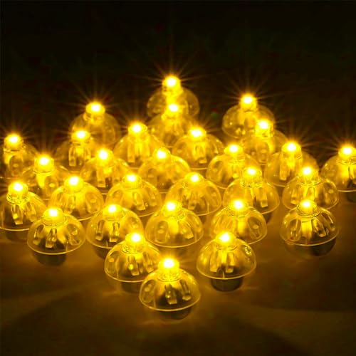 GoldRock LED Ballons Lichter,100 Stk Mini Led Licht,Leuchtende Luftballons,Led Luftballons Leuchtend,Ballonlichter Hellgelb,Led Luftballon Geburtstag Hochzeit Halloween Weihnachten Karneval Party Deko GoldRock LED Ballons Lichter,100 Stk Mini Led Licht,Leuchtende Luftballons,Led Luftballons Leuchtend,Ballonlichter Hellgelb,Led Luftballon Geburtstag Hochzeit Halloween Weihnachten Karneval Party Deko von GoldRock