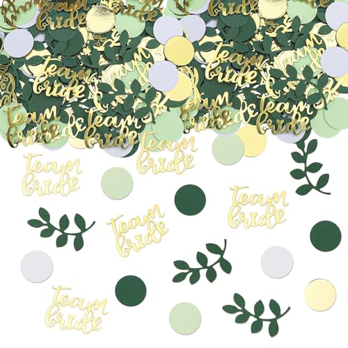 GoldRock Team Bride Konfetti Hochzeit Jga Deko Frauen, 200 Stk Jga Tischdeko Groß 2,5-5,5 cm,Junggesellenabschied Jga Accessoires Frauen Gold Grün,Konfetti Bride to Be,Glitzer Streudeko Hochzeitsdeko GoldRock Team Bride Konfetti Hochzeit Jga Deko Frauen, 200 Stk Jga Tischdeko Groß 2,5-5,5 cm,Junggesellenabschied Jga Accessoires Frauen Gold Grün,Konfetti Bride to Be,Glitzer Streudeko Hochzeitsdeko von GoldRock