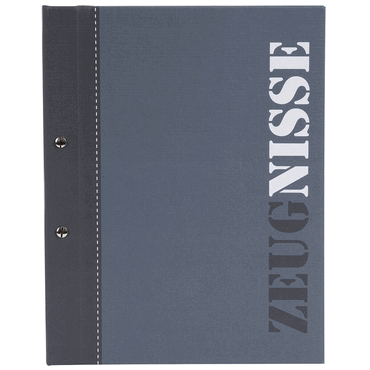 Goldbuch Zeugnismappe - A4 10 Hüllen 2-colored blau von Goldbuch