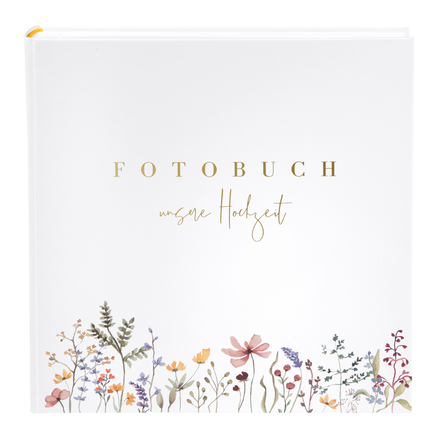 Hochzeitsalbum Blütenliebe Weiß 60 Seiten von Goldbuch