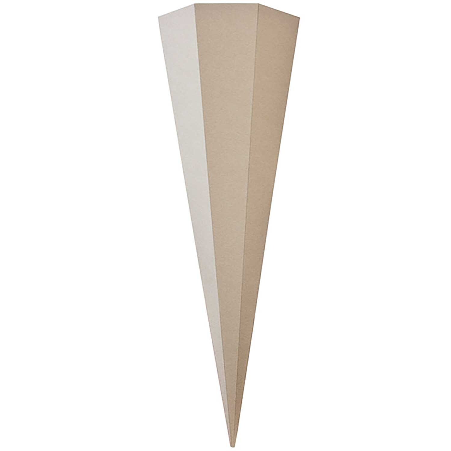 goldbuch Schultüte Rohling grau sechseckig von Goldbuch