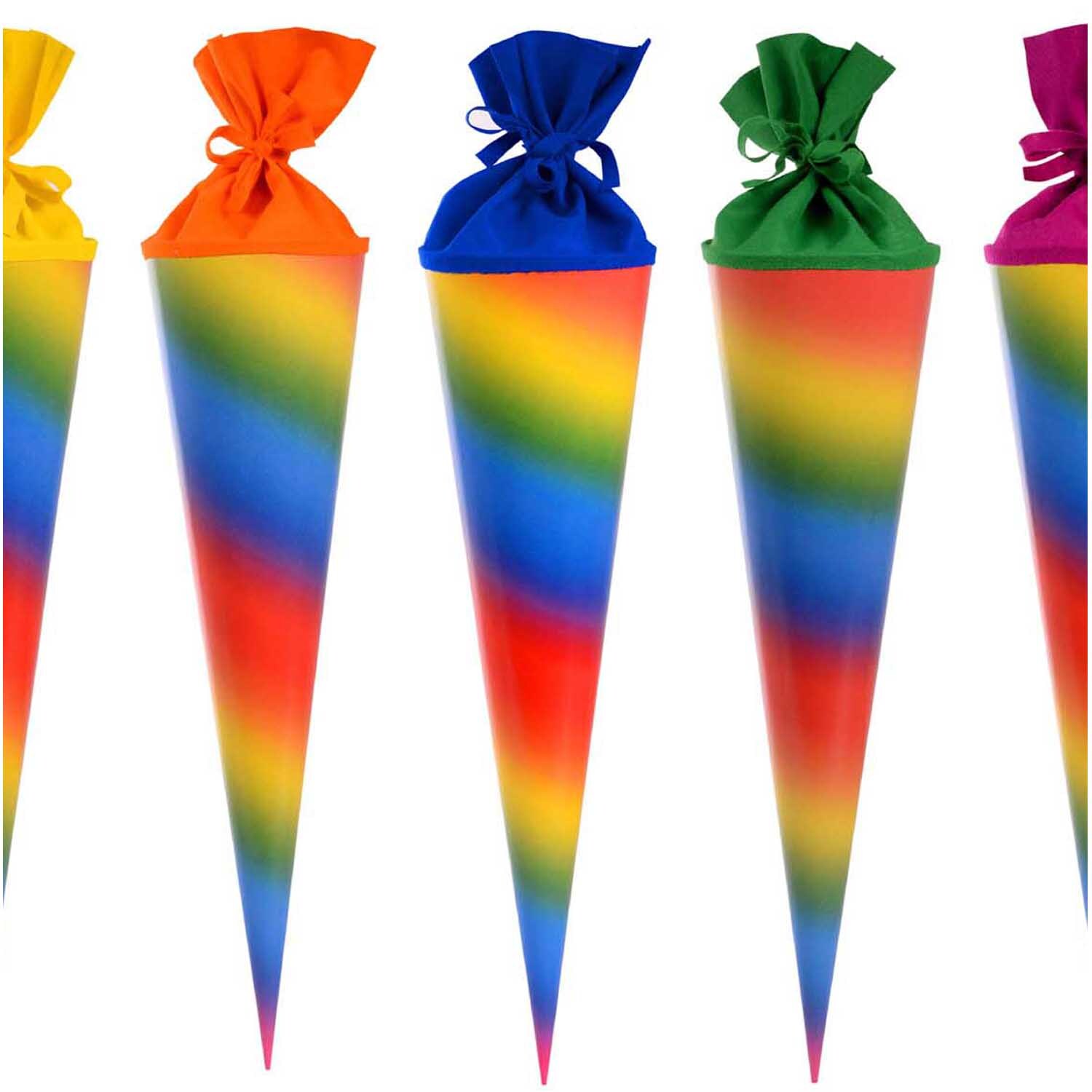 goldbuch Schultüte mit Filzverschluss Regenbogen von Goldbuch