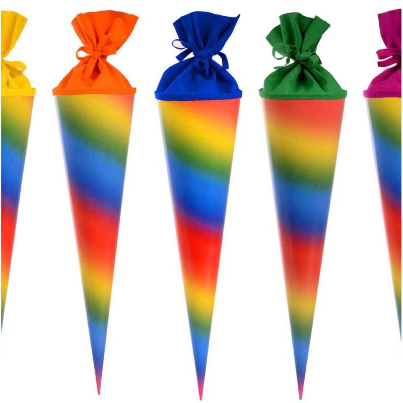 goldbuch Schultüte mit Filzverschluss Regenbogen von Goldbuch