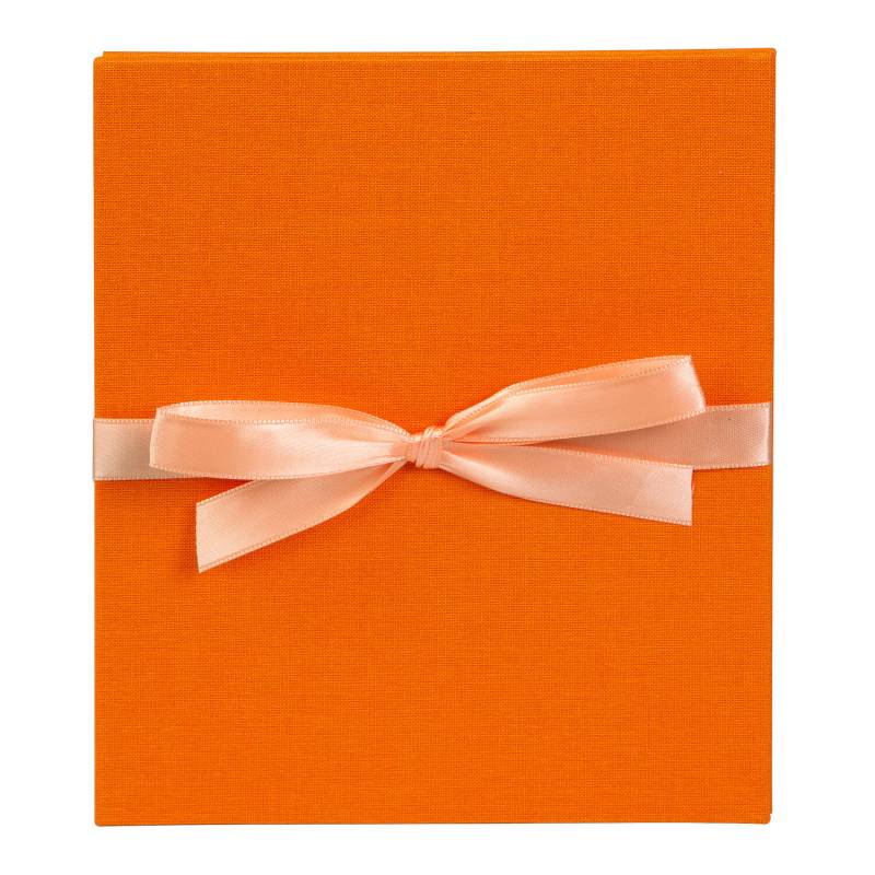 goldbuch Leporello 15,5x19cm für 10 Fotos weiße Seiten Orange von Goldbuch