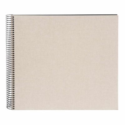 Spiralalbum 30x35cm Leinen 40 schwarze Seiten von Goldbuch