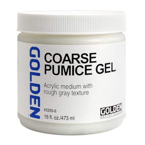 Golden 0003200-6 16 Unzen - 473ml - Coarse Bimsstein Gel - Medium von Golden Artist Colors