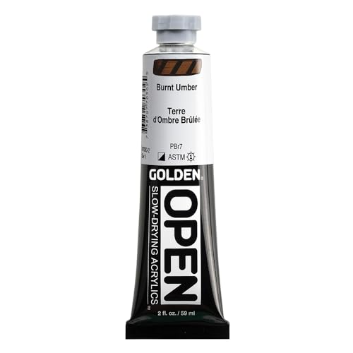 Golden OPEN Acrylfarben, 60 ml, 7030 Burnt Umber von Golden Artist Colors