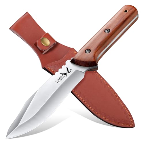 Golden Bird Survival Messer Outdoor Full Tang 16cm Jagdmesser Feststehende Klinge mit Scheide Scharf Rambo Messer Outdoor Messer für Camping, Abenteuer – Biest-Serie Braunbär Golden Bird Survival Messer Outdoor Full Tang 16cm Jagdmesser Feststehende Klinge mit Scheide Scharf Rambo Messer Outdoor Messer für Camping, Abenteuer – Biest-Serie Braunbär von Golden Bird