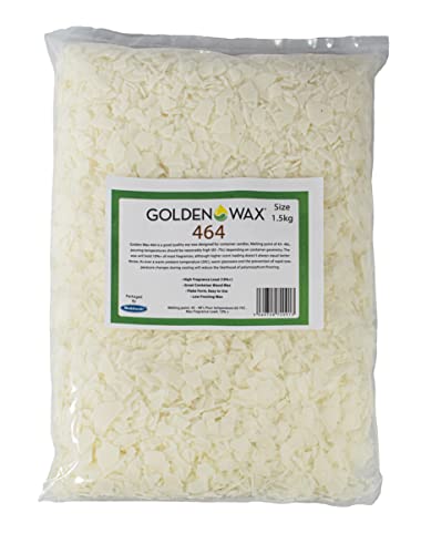 Goldenwax MP28 Container Wax Flaked Soja-Behälter 464, weiß, 2 kg von Goldenwax