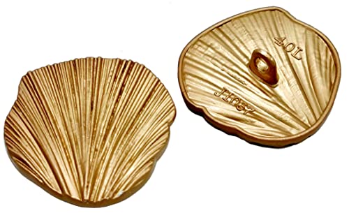 Goldgöre 5 Metall Knöpfe gold mit Öse Ginko zum Annähen 25 mm Goldgöre 5 Metall Knöpfe gold mit Öse Ginko zum Annähen 25 mm von Goldgöre