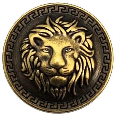 Goldgöre 5 Metall Knöpfe golden Löwe 25 mm mit Öse zum Annähen … Goldgöre 5 Metall Knöpfe golden Löwe 25 mm mit Öse zum Annähen … von Goldgöre
