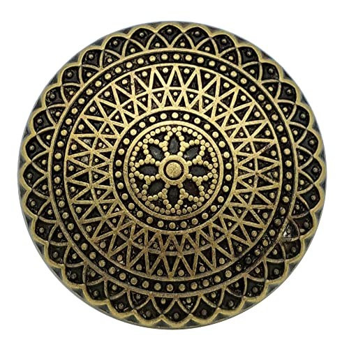 Goldgöre 5 Metall Knöpfe golden gemustert 23 mm mit Öse zum Annähen Goldgöre 5 Metall Knöpfe golden gemustert 23 mm mit Öse zum Annähen von Goldgöre