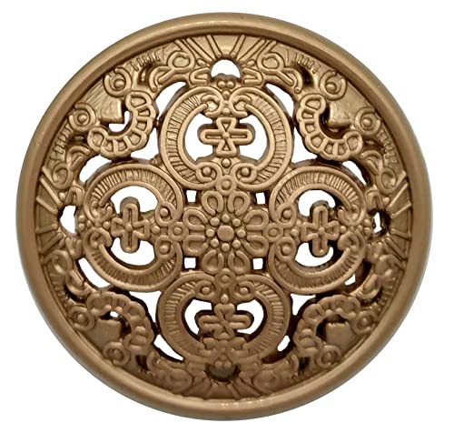 Goldgöre 5 Metall Knöpfe matt gold durchbrochen 23 mm zum Annähen mit Öse Goldgöre 5 Metall Knöpfe matt gold durchbrochen 23 mm zum Annähen mit Öse von Goldgöre