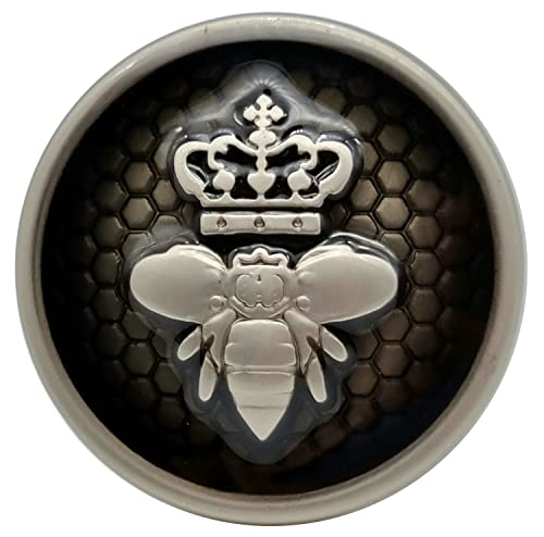 Goldgöre 5 Metall Knöpfe schwarz silber mit Biene mit Öse zum Annähen 23 mm Goldgöre 5 Metall Knöpfe schwarz silber mit Biene mit Öse zum Annähen 23 mm von Goldgöre