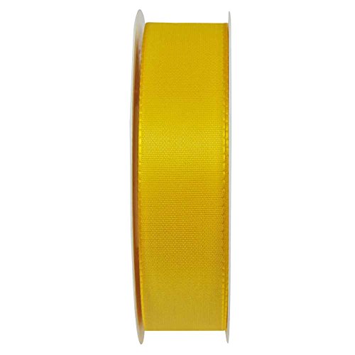 Basic Taftband - 25 mm x 50 m, gelb von LOY-GOLDINA GMBH & CO.KG