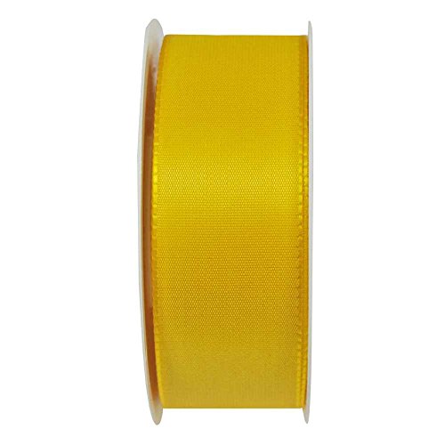 Basic Taftband - 40 mm x 50 m, gelb von Goldina