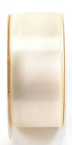 Doppelsatinband - 40 mm x 25 m, creme Doppelsatinband - 40 mm x 25 m, creme von Goldina