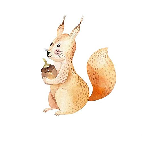 Goldkindzauber DIY Aufbuegler Patch Sticker Applikation Eichhörnchen 2 Kleidung Patches Zum Aufbügeln von Goldkindzauber