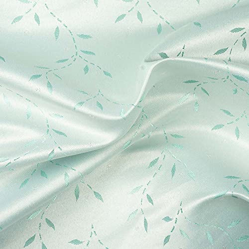 (8,21 /m2) Stoff Jacquard türkis Meterware | Jacquardstoff zum Nähen | Dirndlstoff in mint von Goldschmidt