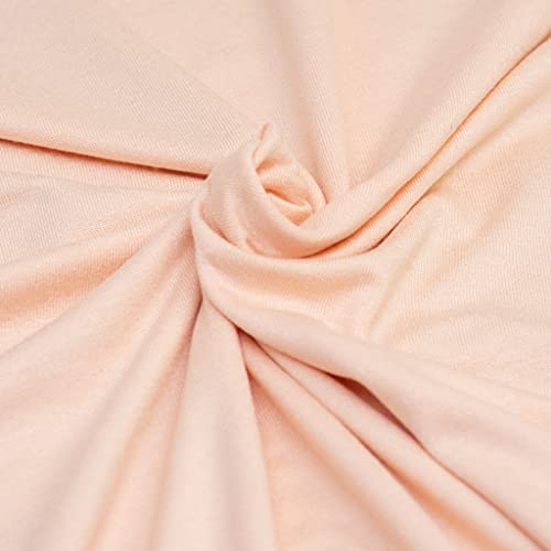 11,90 /m Stoff Jersey Meterware | Jerseystoff Viskose Elasthan stretch | hochwertiger Stoff zum Nähen (rosa) von Goldschmidt