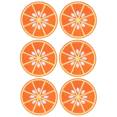 Aufnäher Orangen Patches 6 Stk Orange 6cm Durchmesser DIY Kostüm Fasching Aufnäher Orangen Patches 6 Stk Orange 6cm Durchmesser DIY Kostüm Fasching von Goldschmidt