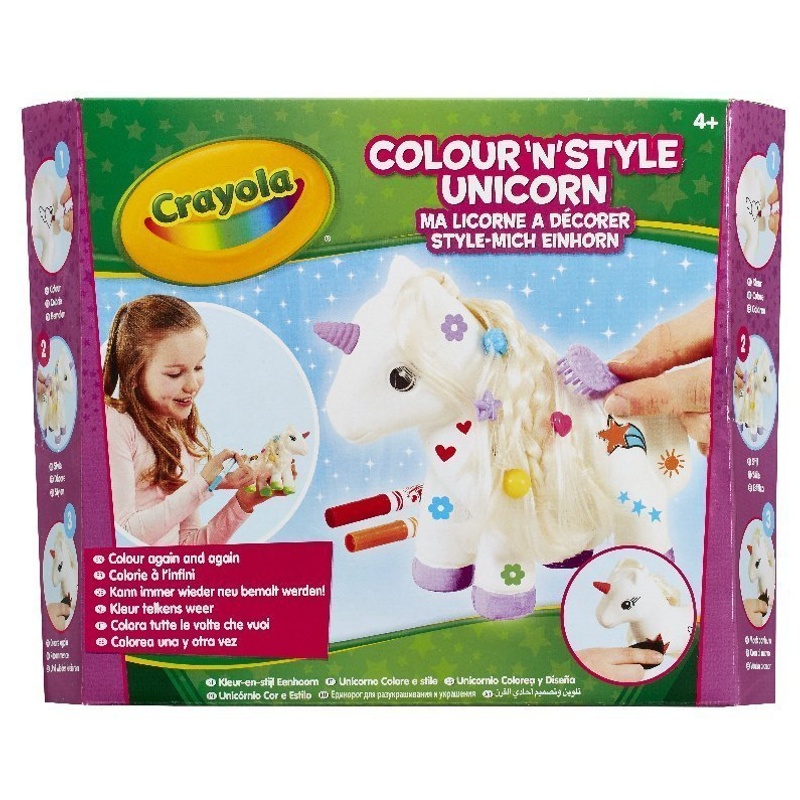 Crayola Colour 'N' Style Kreativ-Sets Style-Mich Einhorn von Goliath Toys
