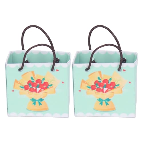 1: 12 Papiertüten, Puppenhaus, Mini-Geschenktüten für die Puppen-Kollektion, für kleine Erinnerungen, Snacks, Schmuck, Puppenhaus (G) von Gonetre