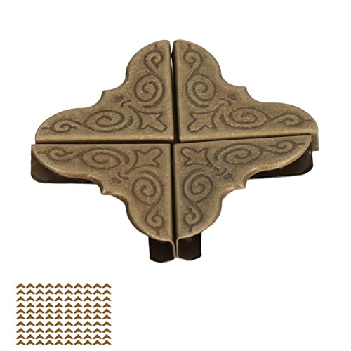 Gonetre Fotoecken für Scrapbooking, Fotoecken, 100 Stück, Buchecken, Bronze, Vintage, Innenbereich, 4 mm, Basteln, Eisen, Material, Fotoecken Gonetre Fotoecken für Scrapbooking, Fotoecken, 100 Stück, Buchecken, Bronze, Vintage, Innenbereich, 4 mm, Basteln, Eisen, Material, Fotoecken von Gonetre