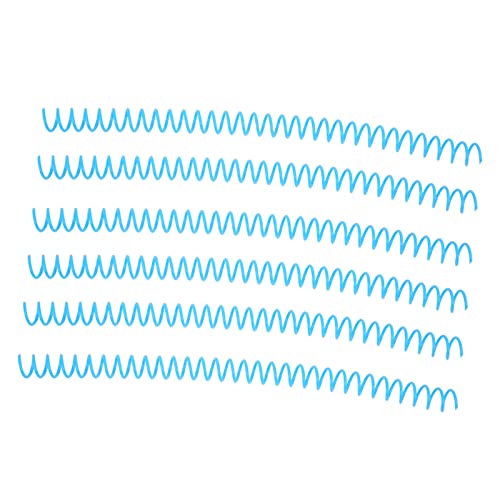 Gonetre Spiralbindungsspule Premium Kunststoff Langlebige Kapazität 30 Löcher 13mm Durchmesser für die Büroklassenzimmerbibliothek 20pcs Kit (Blau) von Gonetre