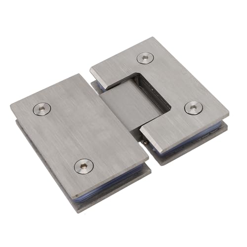 Rahmenlose Dusch Tür Scharnier Heavy Duty Edelstahl 180 Grad Dual Action Öffnung für Badezimmer Glastür 8mm Bis 12mm Dick von Gonetre