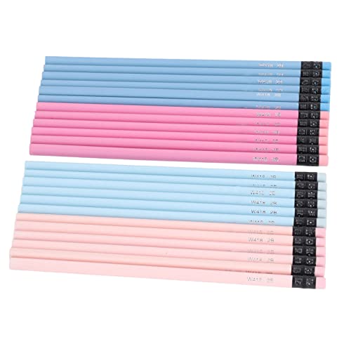 Zeichenstifte zum Skizzieren, 60 Stück, 2b Graphitstifte mit Radiergummi, moderate Tiefe, blau, dreieckig, Graphitstift für Studenten, Künstler Zeichenstifte zum Skizzieren, 60 Stück, 2b Graphitstifte mit Radiergummi, moderate Tiefe, blau, dreieckig, Graphitstift für Studenten, Künstler von Gonetre