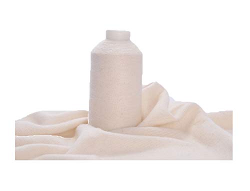100% Kaschmir-Garn, 100g mongolisches reines Kaschmirhandstrickgarn, luxuriös weiches Garn zum Stricken Häkeln (Weiß1) von Gongxue