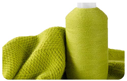 100% Kaschmir-Garn, 100g mongolisches reines Kaschmirhandstrickgarn, luxuriös weiches Garn zum Stricken Häkeln (grün) von Gongxue