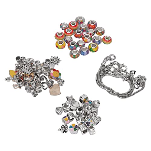 Gonyscag Charm-Armband-Herstellungsset, Schmuckherstellungszubehör, Perlen, Armbänder, Anhänger, Bastelsets, Geschenke für Jugendliche (Bunt) von Gonyscag