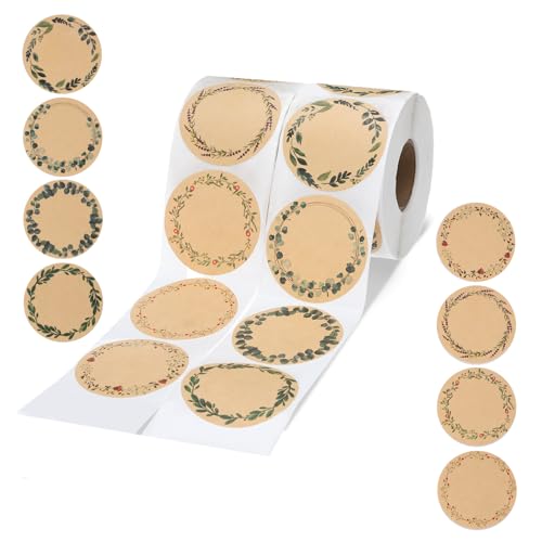 1000 Blatt Etiketten Selbstklebend Aufkleber Runden für Marmeladenglas Geschenkverpackung Beutel Umschlag Notizbuch, Aufkleber zum Beschriften für Party Feiertagsgeschenke, Party-Einladungs-Umschlag 1000 Blatt Etiketten Selbstklebend Aufkleber Runden für Marmeladenglas Geschenkverpackung Beutel Umschlag Notizbuch, Aufkleber zum Beschriften für Party Feiertagsgeschenke, Party-Einladungs-Umschlag von GooDengFull