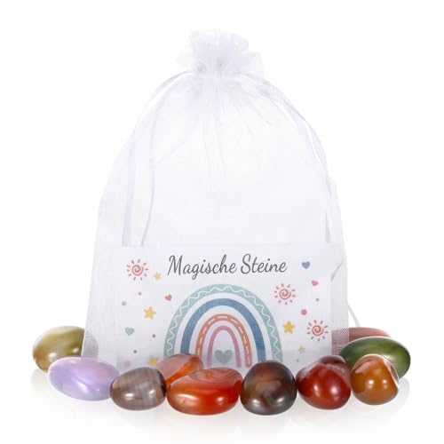 GooDengFull 15 Set Bunte Glückssteine für Kinder Mitgebsel Glücksstein 2-3 Cm Glücksbringer Kindergeburtstag mit Regenbogen GrußKarten Mitgebsel Kindergeburtstag Mutsteine Geburtstag Taufe Kommunion GooDengFull 15 Set Bunte Glückssteine für Kinder Mitgebsel Glücksstein 2-3 Cm Glücksbringer Kindergeburtstag mit Regenbogen GrußKarten Mitgebsel Kindergeburtstag Mutsteine Geburtstag Taufe Kommunion von GooDengFull