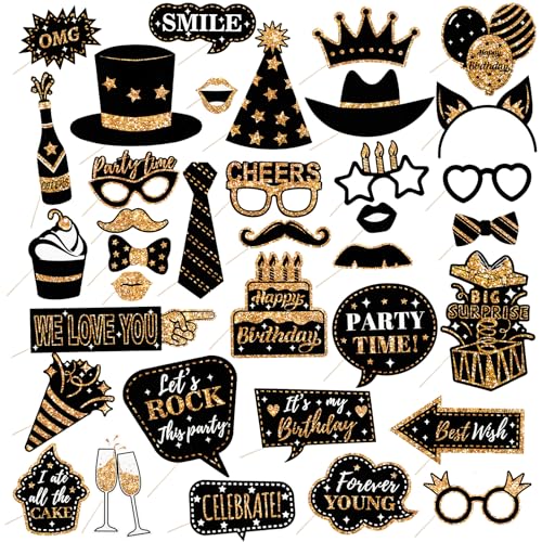 36 Pcs Geburtstag Fotobox Accessoires Party Gadgets Fotobox Accessoires Weihnachten Party Zubehör Fotoboxen Party Accessoires Lustige Deko Fotobox Party Photo Props für Geburtstag Karneval Halloween 36 Pcs Geburtstag Fotobox Accessoires Party Gadgets Fotobox Accessoires Weihnachten Party Zubehör Fotoboxen Party Accessoires Lustige Deko Fotobox Party Photo Props für Geburtstag Karneval Halloween von GooDengFull