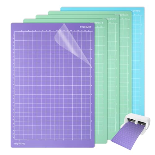 5 Stück Cutting Mat Schneidematte für Cricut Joy Xtra Ersatzkleber Klebrige Schneidematten Selbstklebende zum Basteln Rutschfester Matt (1 Niedrige Viskosität 3 mittel klebrig und 1 Hohe Viskosität) 5 Stück Cutting Mat Schneidematte für Cricut Joy Xtra Ersatzkleber Klebrige Schneidematten Selbstklebende zum Basteln Rutschfester Matt (1 Niedrige Viskosität 3 mittel klebrig und 1 Hohe Viskosität) von GooDengFull