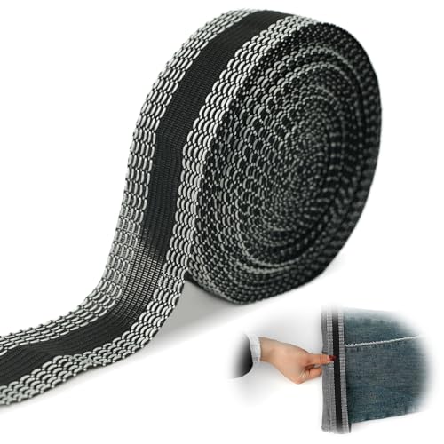 GooDengFull 10 M Saumband zum Aufbügeln Bügelband für Vorhänge Saumband zum Aufbügeln Waschfest Nahtband zum Aufbügeln Gardinen Kürzen Ohne Nähensaumband zum Nähen Bügelband Hose Kürzen für (Schwarz) GooDengFull 10 M Saumband zum Aufbügeln Bügelband für Vorhänge Saumband zum Aufbügeln Waschfest Nahtband zum Aufbügeln Gardinen Kürzen Ohne Nähensaumband zum Nähen Bügelband Hose Kürzen für (Schwarz) von GooDengFull