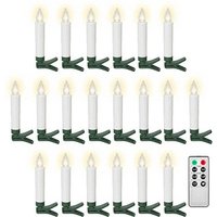 20 goobay LED Weihnachtsbaumkerzen weiß 20 goobay LED Weihnachtsbaumkerzen weiß von Goobay