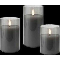 3 goobay LED-Kerzen grau 3 goobay LED-Kerzen grau von Goobay