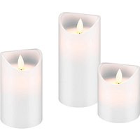 3 goobay LED-Kerzen weiß von Goobay