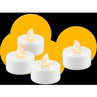 4 goobay LED-Teelichter weiß 4 goobay LED-Teelichter weiß von Goobay